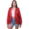 imageUltra Game Womens NCAA Official Full Zip Sherpa HoodieTeam Color