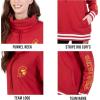 imageUltra Game Womens NCAA Official Wofunnel Neck Pullover SweatshirtCardinal Red