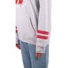 imageUltra Game Womens NCAA Official Wosoft Fleece Pullover Hoodie Sweatshirt with Varsity StripeHeather Gray