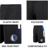 imageUltra Game Youth NBA Official ColorBlocked Basketball Shorts Dallas Mavericks BlackBlack
