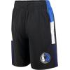 imageUltra Game Youth NBA Official ColorBlocked Basketball Shorts Dallas Mavericks BlackBlack