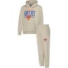 imageUltra Game Youth NBA Official Super Soft Hoodie Sweatshirt and Sweatpants Joggers SetSand