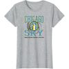 imageWNBA Chicago Sky Home Court TShirtHeather Grey