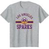 imageWNBA Los Angeles Sparks Downtown TShirtHeather Grey
