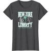 imageWNBA New York Liberty Home Court Midtown TShirtDark Heather Grey