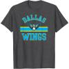 imageDallas Wings WNBA Downtown TShirt  Black Small Classic Fit Short Sleeve Crew Neck UnisexYouth Cotton Blend Sports Fans AdultsDark Heather Grey