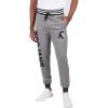 imageUltra Game Mens NCAA Official Black Marl Fleece Jogger SweatpantsBlack Marl