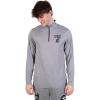 imageUltra Game Mens NCAA Official Quarter Zip Pullover SweatshirtHeather Gray