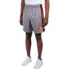 imageUltra Game NCAA Mens NCAA Official Poly Interlock ShortsHeather Gray