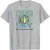 imageWNBA Chicago Sky Home Court TShirtHeather Grey