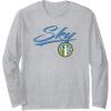 imageWNBA Chicago Sky Officially Licensed Long Sleeve TShirtHeather Grey