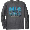 imageWNBA Dallas Wings Courtside Long Sleeve TShirtDark Heather Grey