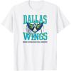 imageWNBA Dallas Wings Home Court TShirtWhite