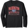 imageWNBA Washington MysticsCourtside Long Sleeve TShirtBlack