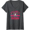 imageWomens WNBA Atlanta Dream Downtown VNeck TShirtDark Heather Grey