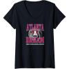 imageWomens WNBA Atlanta Dream Home Court VNeck TShirtBlack