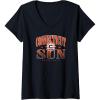 imageWomens WNBA Connecticut Sun Courtside VNeck TShirtBlack