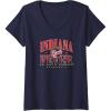imageWomens WNBA Indiana Fever Courtside VNeck TShirtNavy Blue