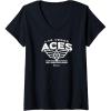 imageWomens WNBA Las Vegas Aces Full House VNeck TShirtBlack