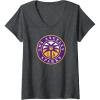 imageWomens WNBA Los Angeles Sparks Fan Base VNeck TShirtDark Heather Grey