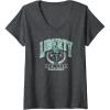 imageWomens WNBA New York Liberty Top Class VNeck TShirtDark Heather Grey