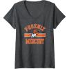 imageWomens WNBA Phoenix Mercury Downtown VNeck TShirtDark Heather Grey