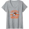 imageWomens WNBA Phoenix Mercury Downtown VNeck TShirtHeather Grey