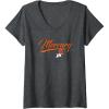 imageWomens WNBA Phoenix Mercury Officially Licensed VNeck TShirtDark Heather Grey