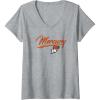 imageWomens WNBA Phoenix Mercury Officially Licensed VNeck TShirtHeather Grey