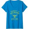 imageWomens WNBA Property Of Dallas Wings Licensed VNeck TShirtSapphire Blue