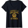 imageWomens WNBA Property Of Los Angeles Sparks Licensed VNeck TShirtBlack