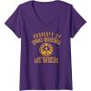 imageWomens WNBA Property Of Los Angeles Sparks Licensed VNeck TShirtPurple