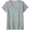 imageWomens WNBA Property Of New York Liberty Licensed VNeck TShirtHeather Grey