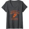 imageWomens WNBA Property Of Phoenix Mercury Licensed VNeck TShirtDark Heather Grey