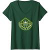 imageWomens WNBA Seattle Storm Fan Base VNeck TShirtDark Green