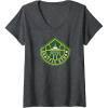 imageWomens WNBA Seattle Storm Fan Base VNeck TShirtDark Heather Grey