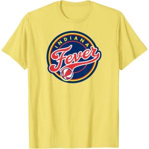 imageIndiana Fever WNBA UnisexAdults ampamp Kids Grey TShirt Small Short Sleeve Round Neck Loose Fit Modern Logo Triblend Sports FanLemon Yellow
