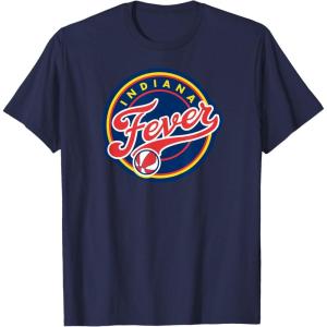 imageIndiana Fever WNBA UnisexAdults ampamp Kids Grey TShirt Small Short Sleeve Round Neck Loose Fit Modern Logo Triblend Sports FanNavy Blue