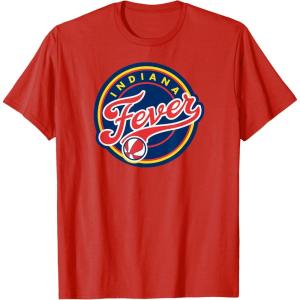 imageIndiana Fever WNBA UnisexAdults ampamp Kids Grey TShirt Small Short Sleeve Round Neck Loose Fit Modern Logo Triblend Sports FanRed