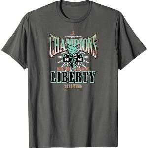 imageNew York Liberty Commissioners Cup Champions Leaderboard TShirtAsphalt Grey