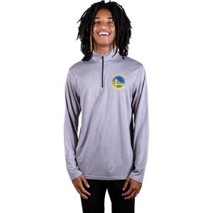 imageUltra Game Mens Long Sleeve Men s Quarter Zip Pullover Shirt Athletic Quick Dry Tee Heather Gray Small US