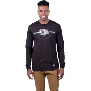 imageUltra Game Mens NBA Official SuperSoft Active Long Sleeve TShirtBlack
