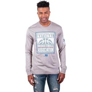 imageUltra Game Mens NBA Official SuperSoft Active Long Sleeve TShirtHeather Grey