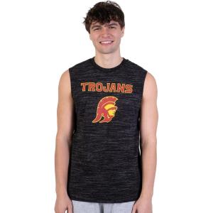 imageUltra Game Mens NCAA Official Sleeveless Tank Top with TBackBlack Space Dye