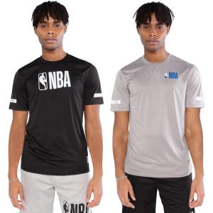 imageUltra Game Mens Standard NBA Official SuperSoft 2 Pack Active Tee ShirtBlack Heather Grey