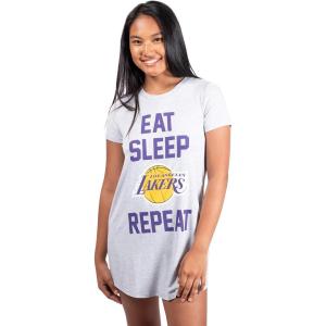 imageUltra Game NBA Womens Super Soft Sleepwear Pajama Loungewear Tee Shirt NightgownLos Angeles Lakers