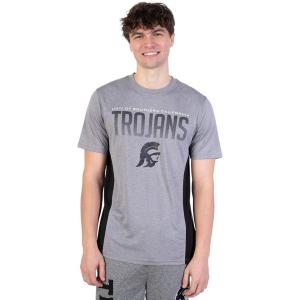 imageUltra Game NCAA Mens NCAA Official Regular Fit ShortSleeve Polo ShirtHeather Gray