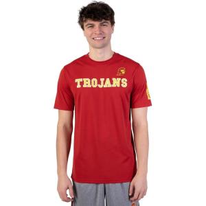 imageUltra Game NCAA Mens NCAA Official Short Sleeve Polo Shirt with Letter PrintTeam Color