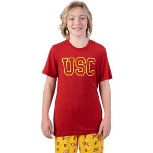imageUltra Game NCAA boys Ncaa Official Sleepwear Lounge Pants and Tee SetTeam Color