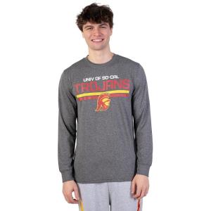 imageUltra Game NCAA mens Ncaa Official Long Sleeve Pullover SweatshirtHeather Charcoal